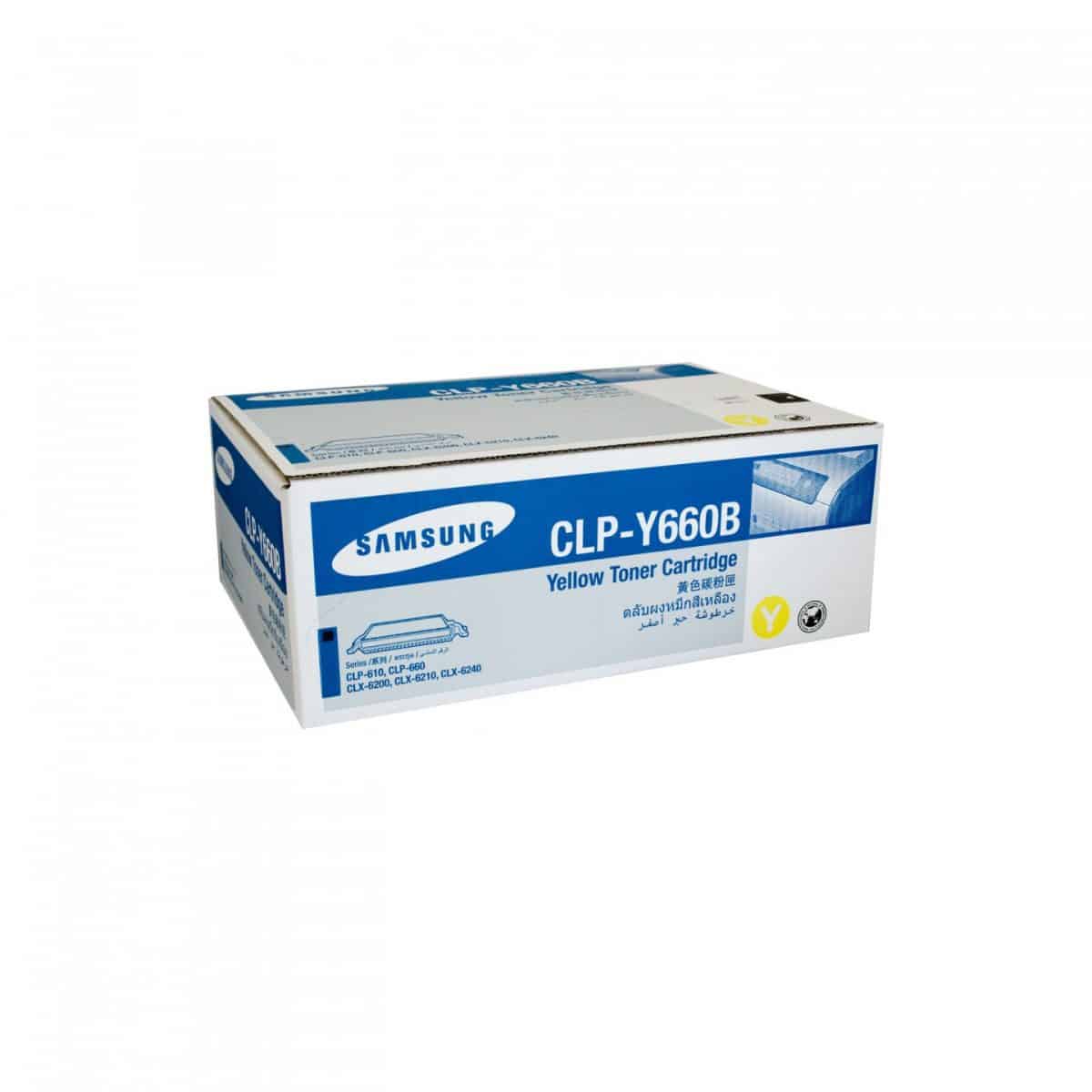 Samsung CLPY660B Yellow Toner