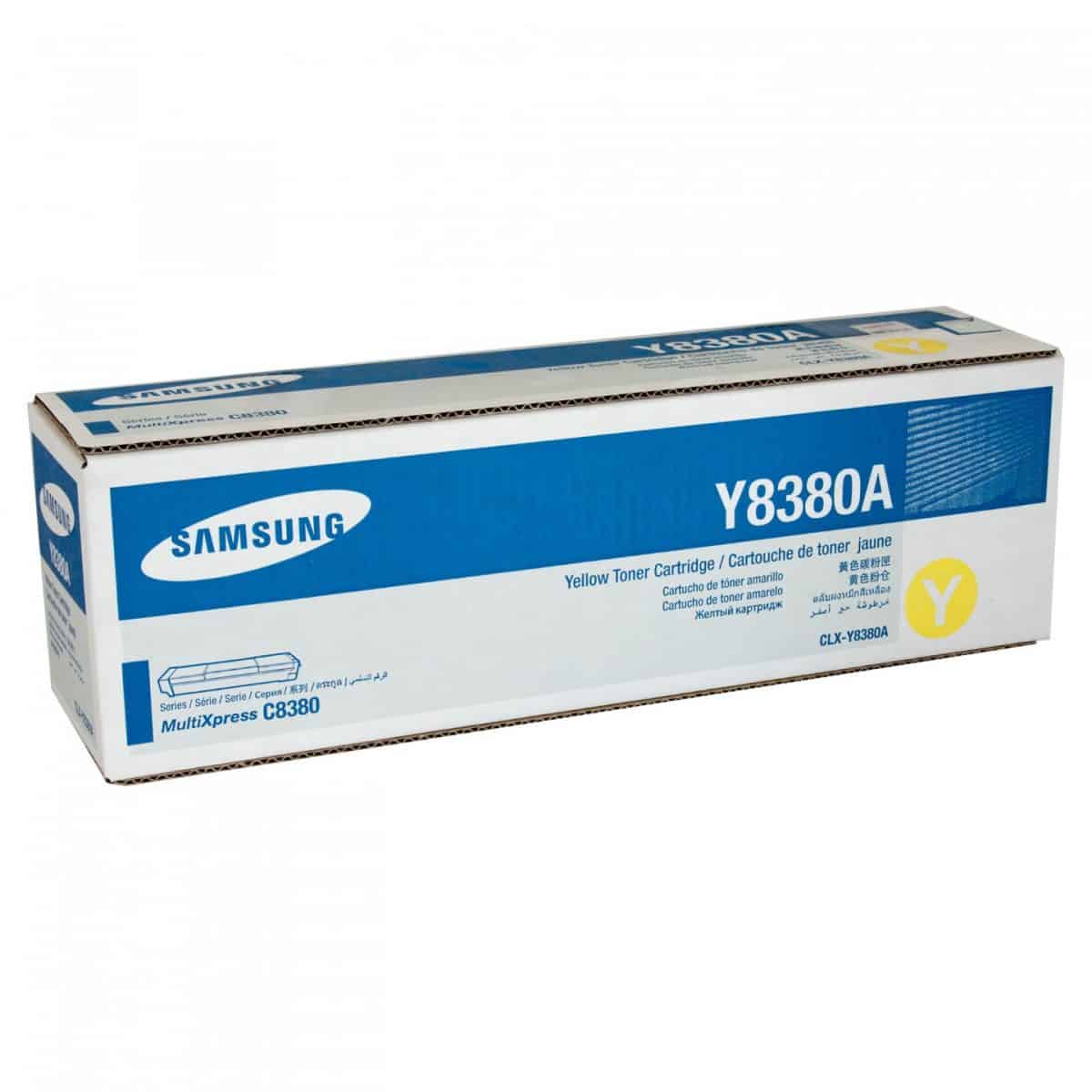 Samsung CLXY8380A Yellow Toner