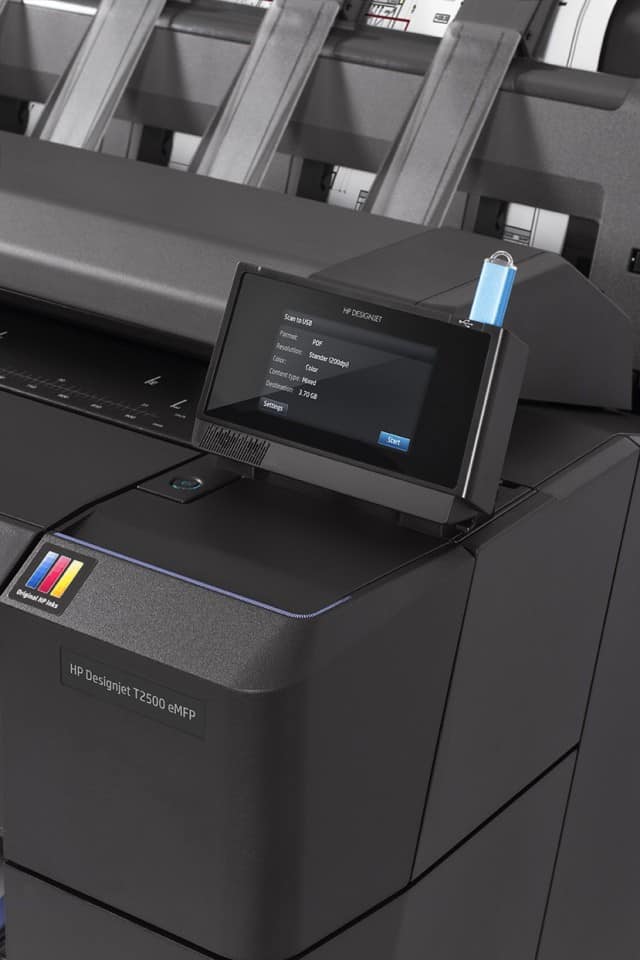 HP Designjet T2500 36-in eMultifunction Printer (CR359A)