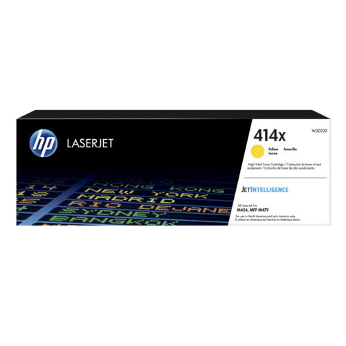 HP #414X Yellow Toner Cartridge (W2022X)