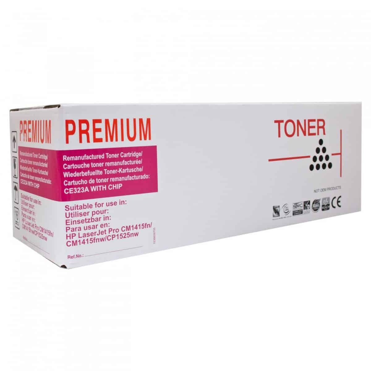 Reman CE323A #128A Magenta Cartridge
