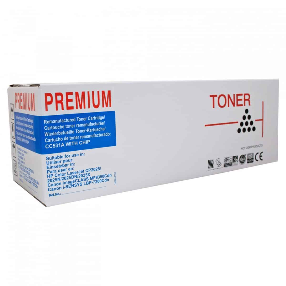 Reman CC531A #304A Cyan Cartridge