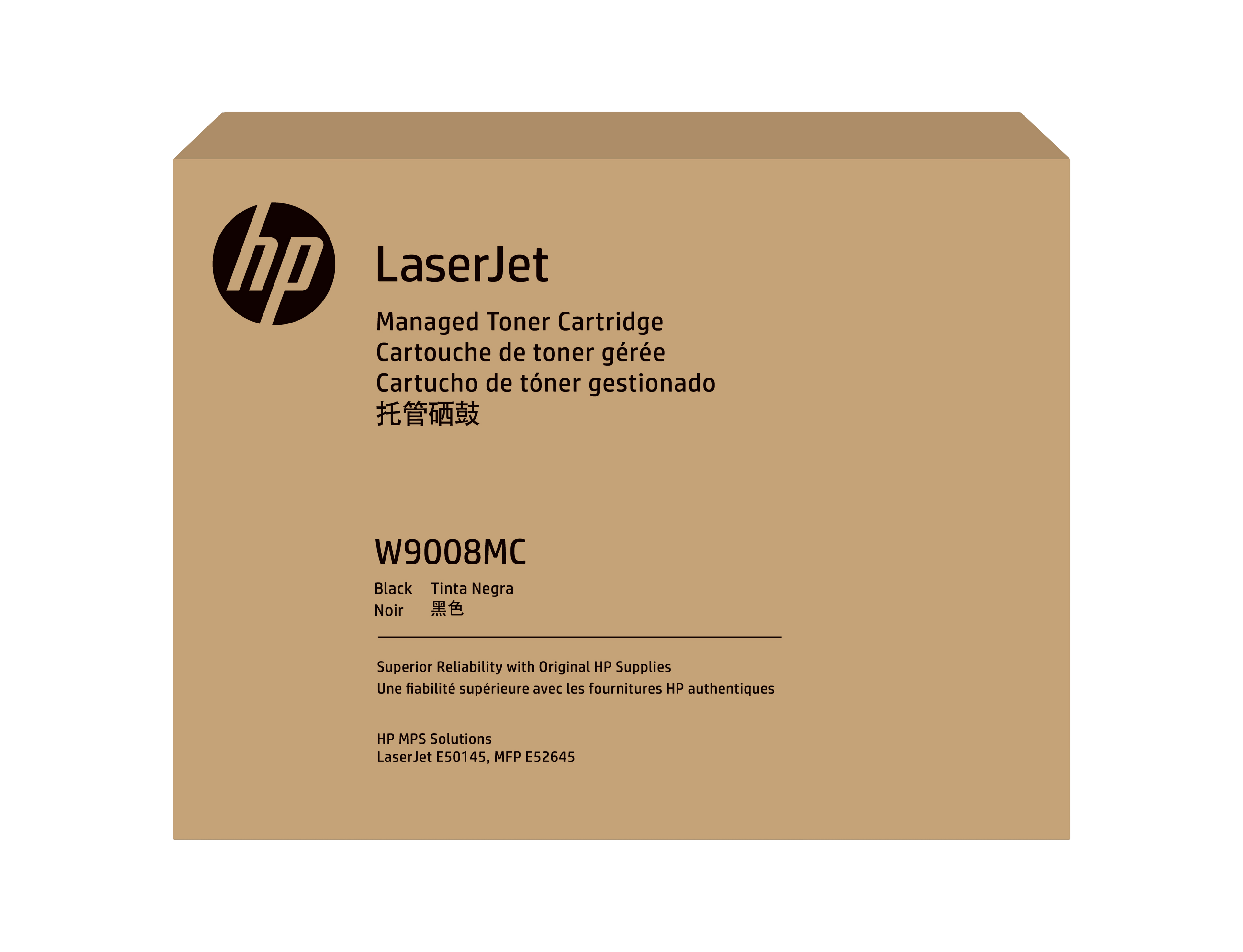 HP Black Managed LJ Toner Cartridge (W9008MC)