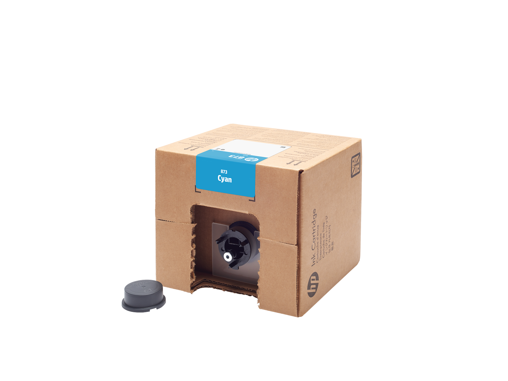 HP 873 3L Cyan Latex Ink Cartridge