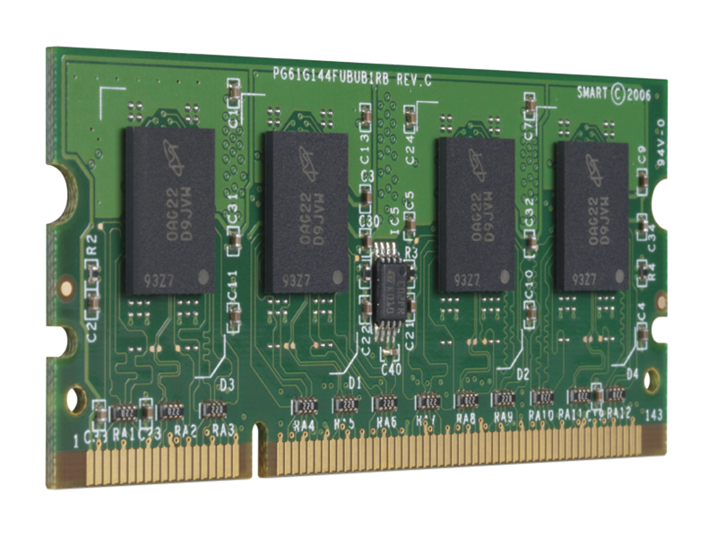 HP LaserJet DDR2 DIMMs