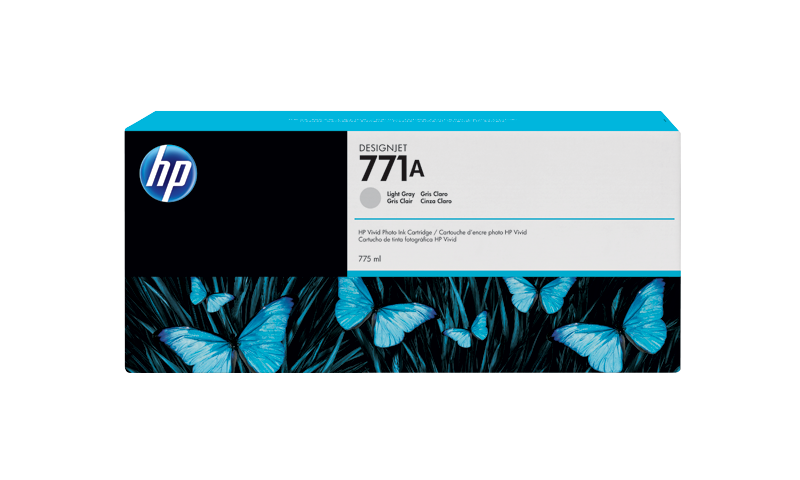 HP 771A 775-ml Light Gray Designjet Ink Cartridge
