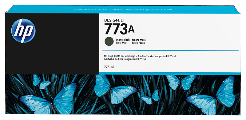 HP 773A 775-ml Matte Black Designjet Ink Cartridge