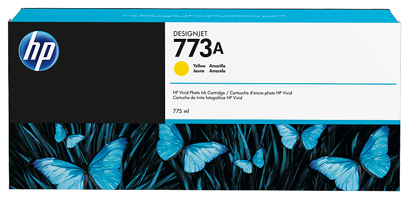HP 773A 775-ml Yellow Designjet Ink Cartridge