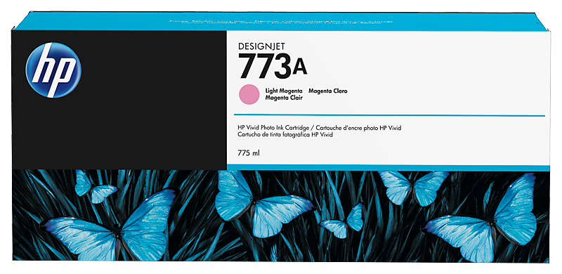 HP 773A 775-ml Light Magenta Designjet Ink Cartridge