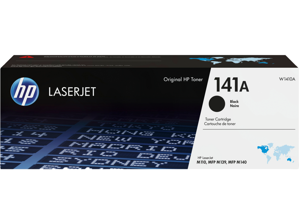 HP 141A Black Toner Cartridge W1410A W1410-00901 DM1