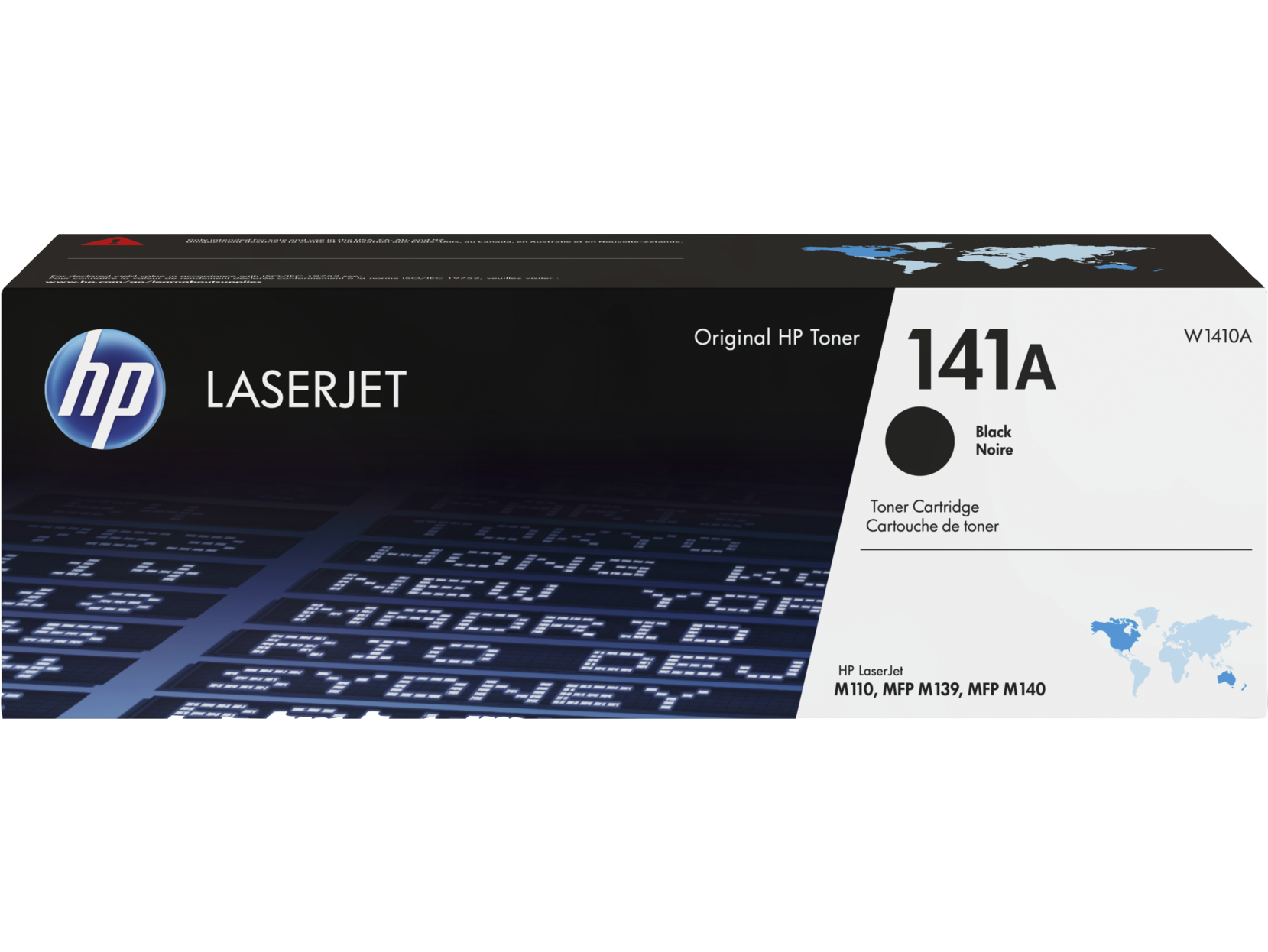 HP 141A Black Toner Cartridge W1410A W1410-00901 DM1