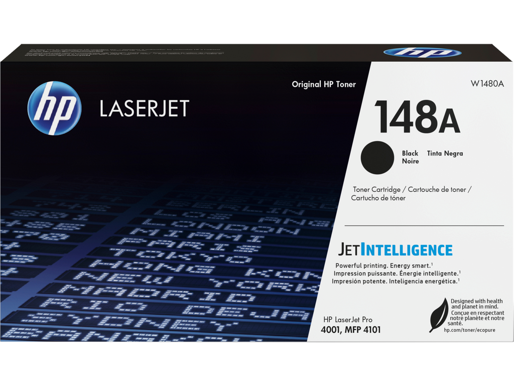 HP 148A Black Toner Cartridge W1480A W1480-00901b DM1