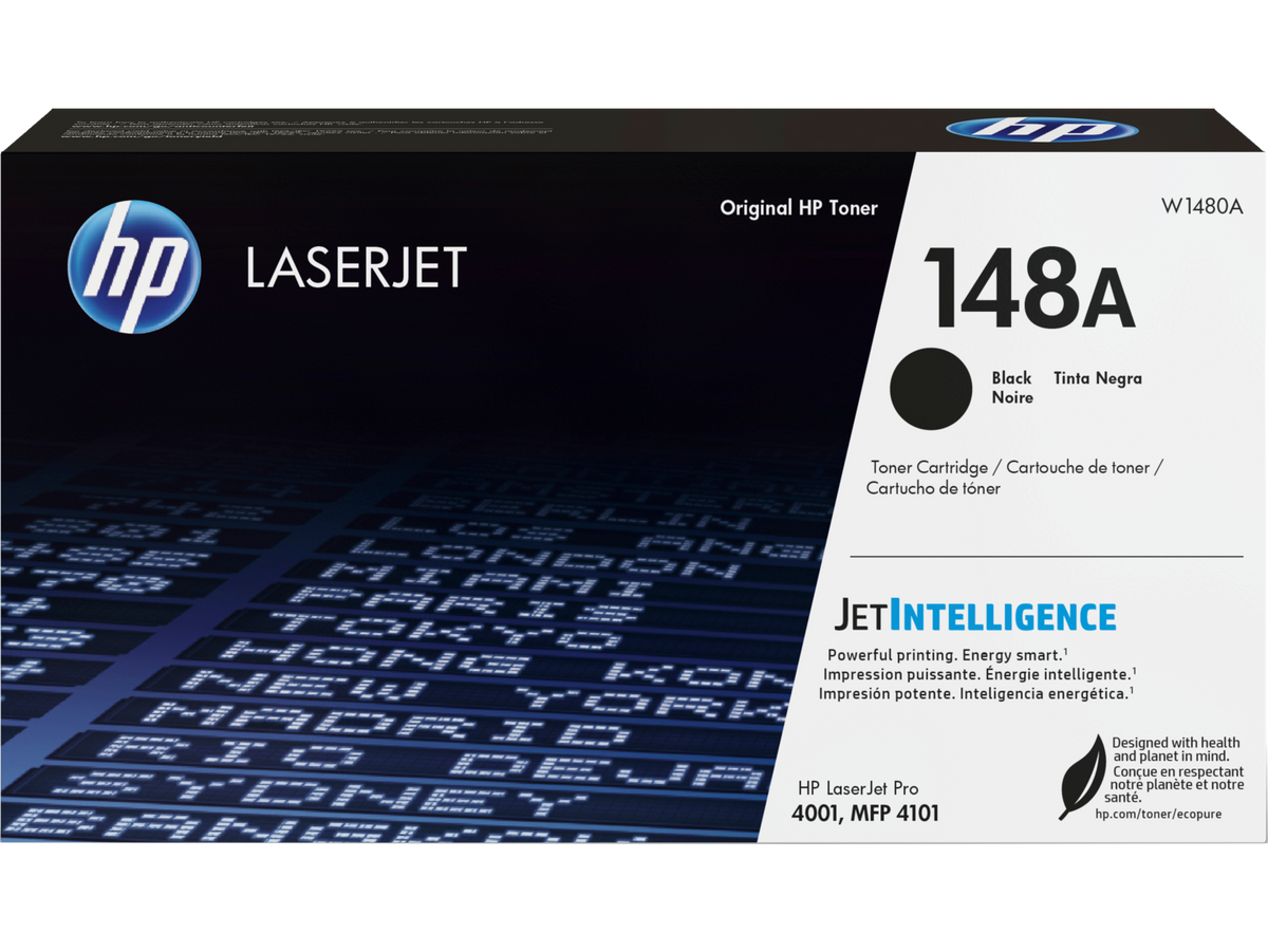 HP 148A Black Toner Cartridge W1480A W1480-00901b DM1