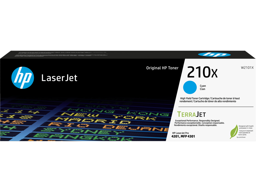 HP 210X Cyan High Yield Toner Cartridge W2101X W2101-00017a DM1