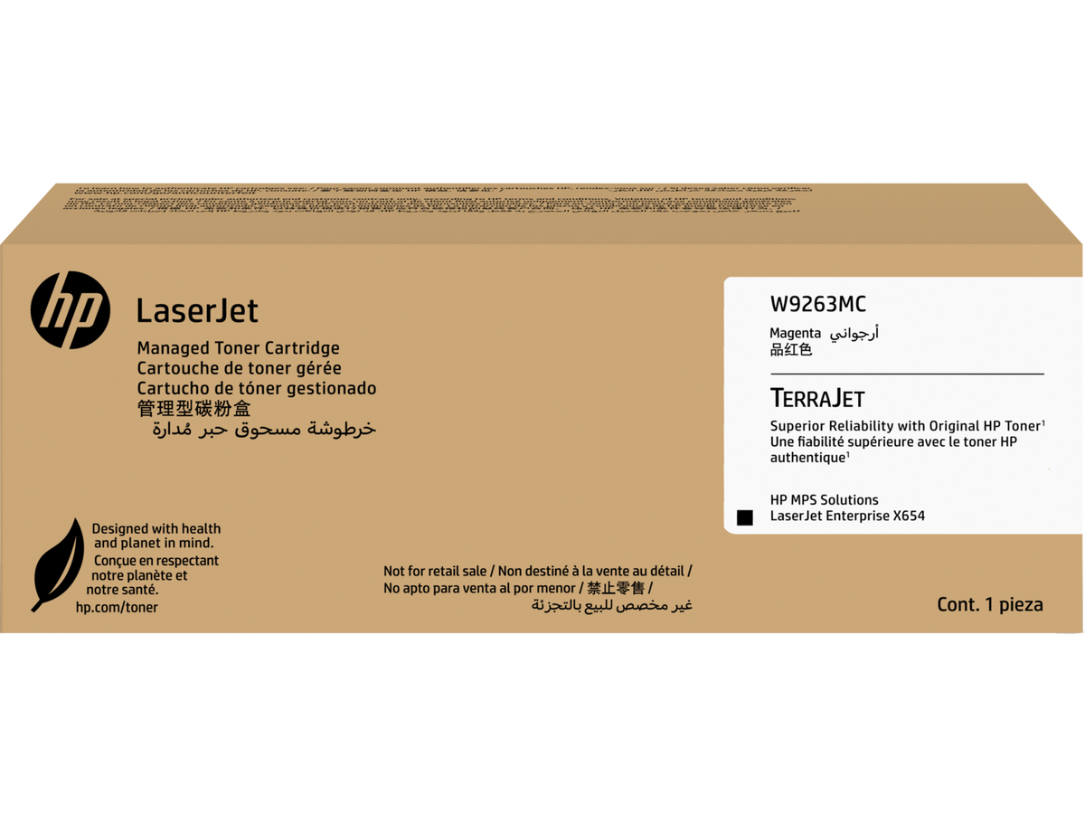 HP W9263MC Magenta Managed Toner Cartridge W9263-00001a WW