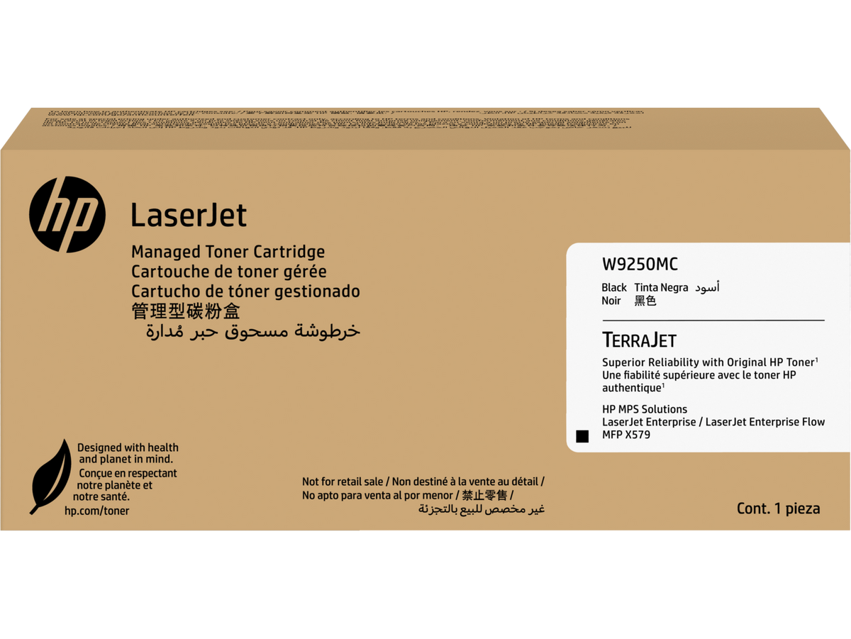 HP W9250MC Black Managed Toner Cartridge W9250-00001a WW