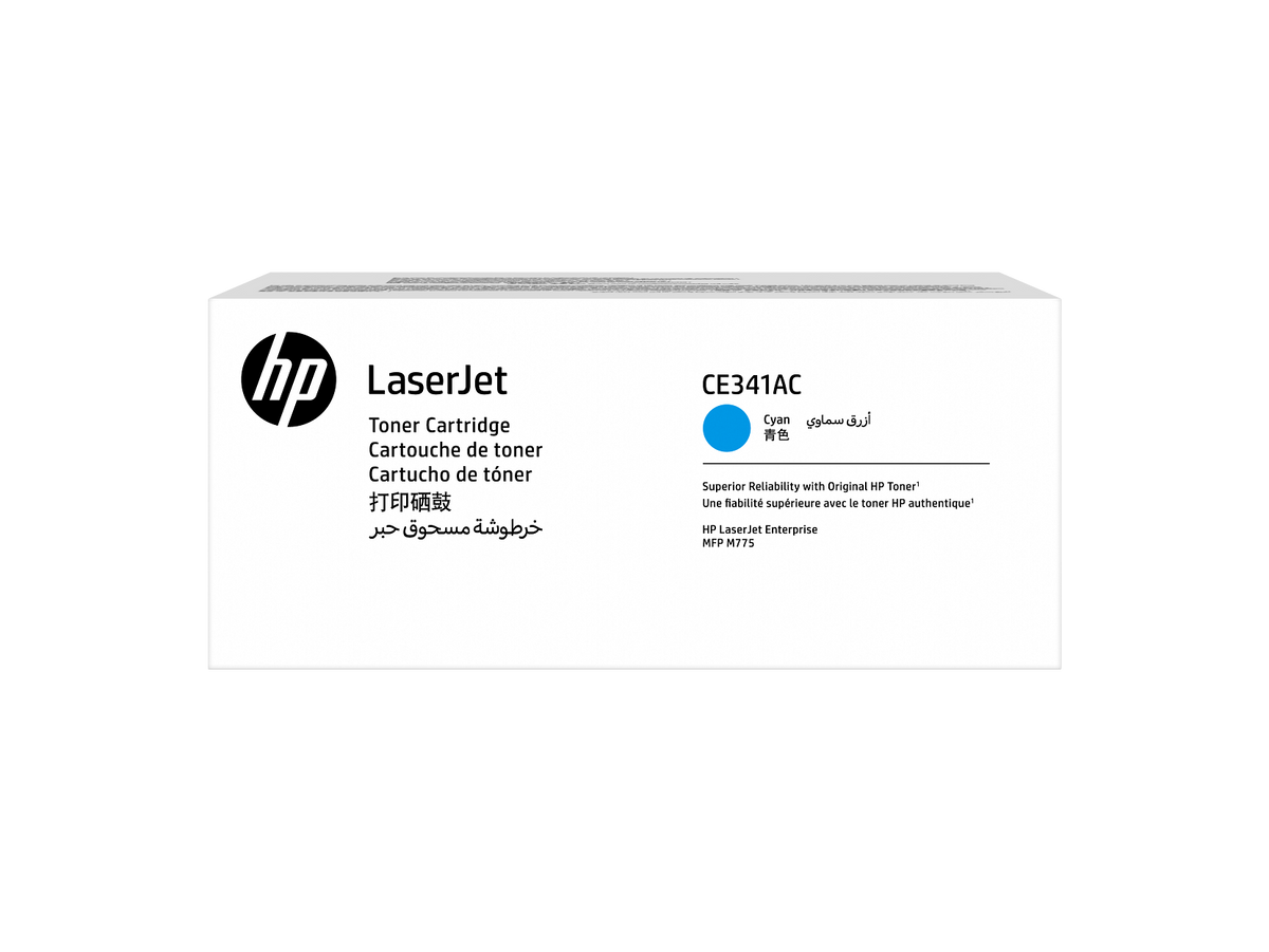 HP CE341AC Cyan Toner Cartridge CE341-00904a WW
