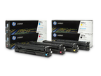 HP Color 200 Series toner cartridges packaging photo, png - APJ