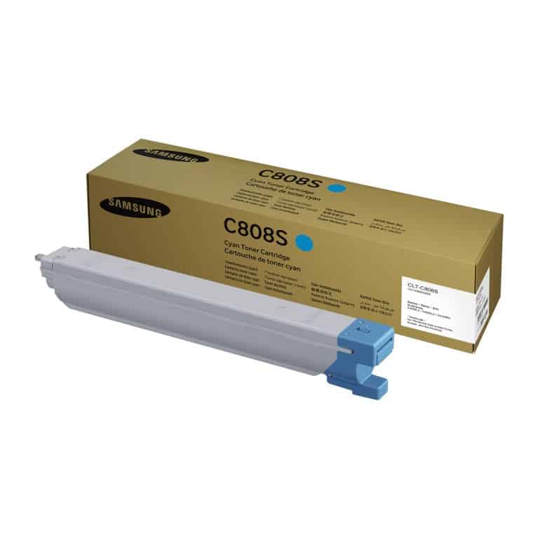 SAMSUNG 808 Cyan Toner Cartridge - 20k page yield (CLT-C808/SEE)