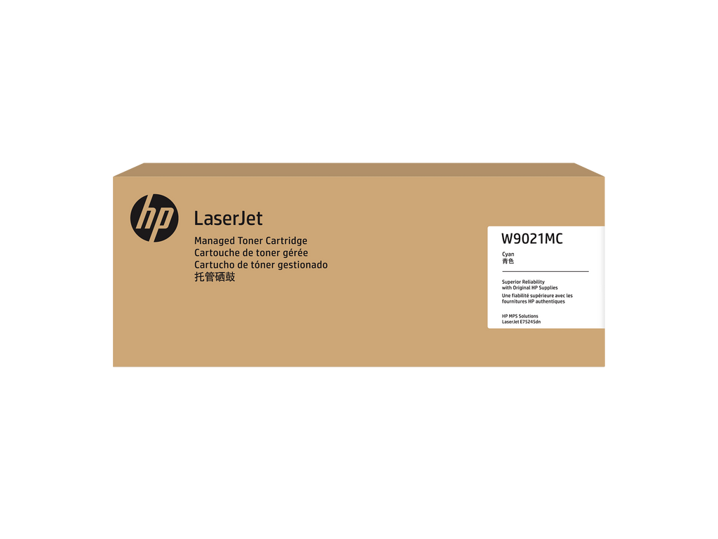 HP W9021MC Cyan Managed Toner Cartridge W9021-00004 a WW