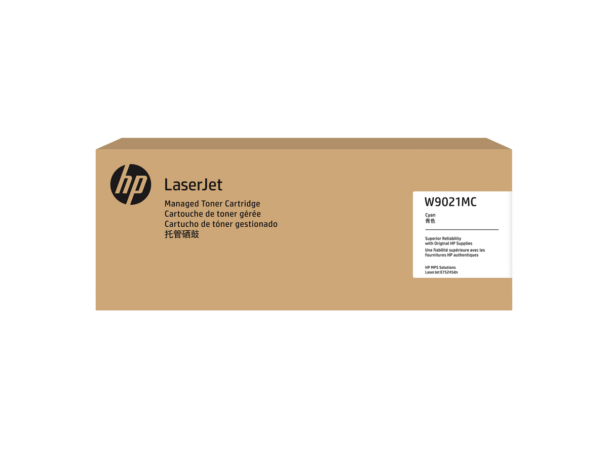 HP W9021MC Cyan Managed Toner Cartridge W9021-00004 a WW