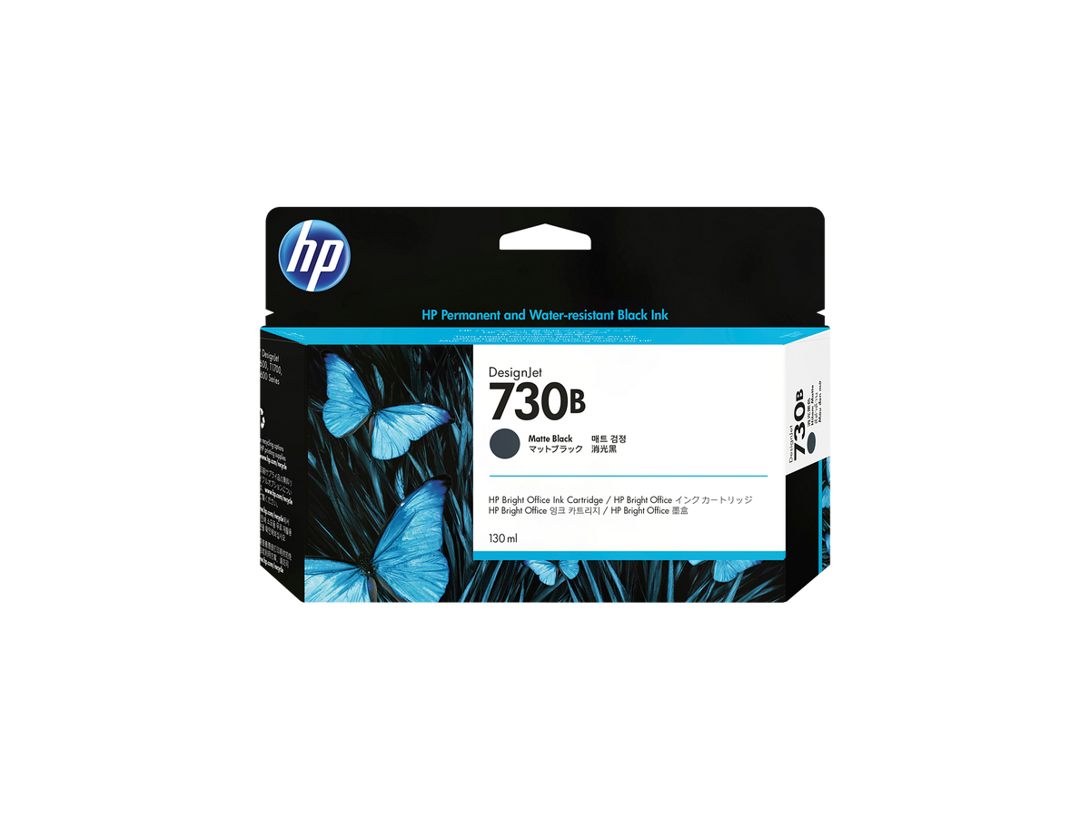 HP 730B 130ml Matte Black DesignJet Ink Cartridge APJ 3ED45A - 2000x2000
