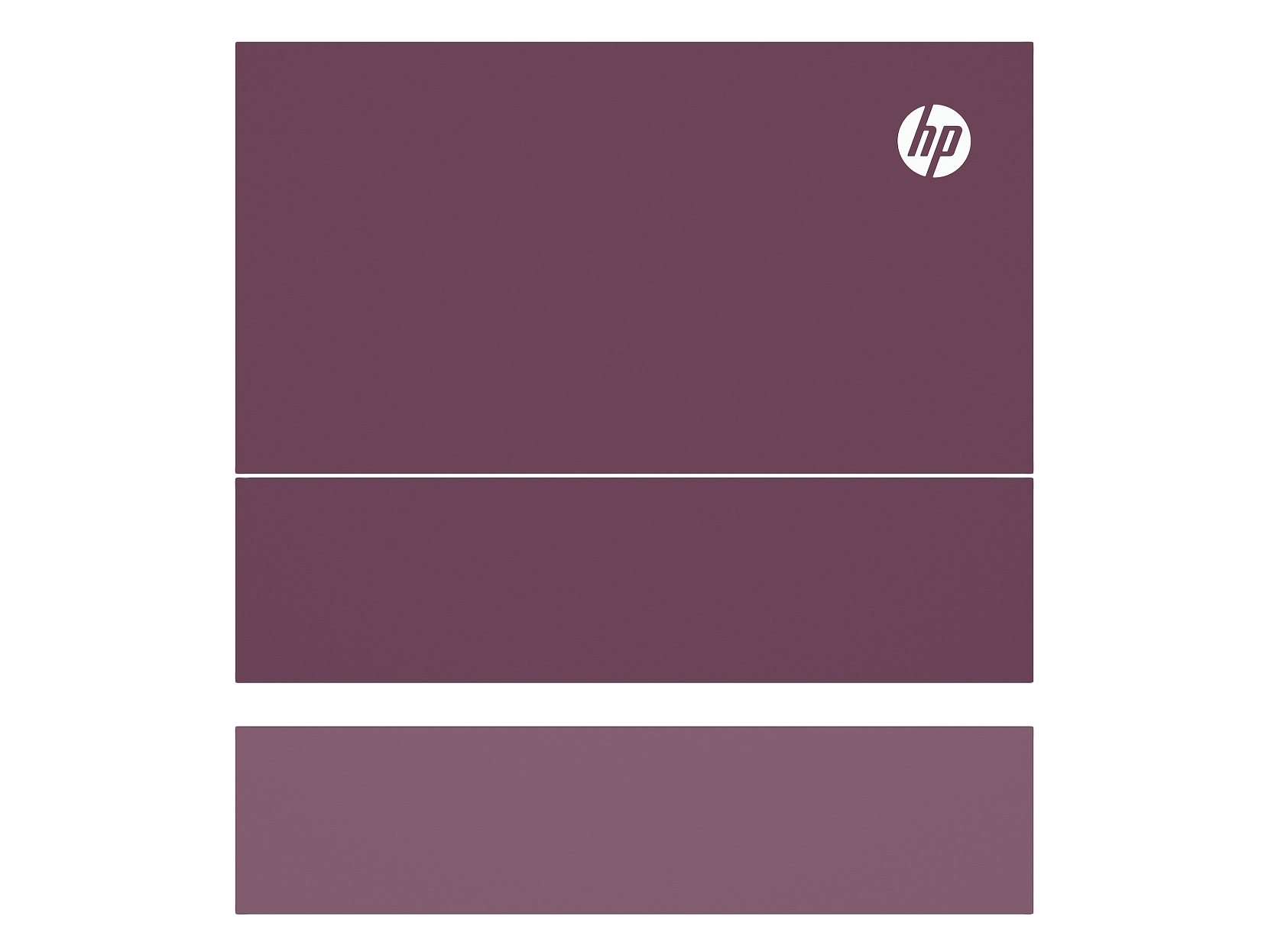 HP Color LaserJet X654 Aurora Purple Color Panel Kit - White BG