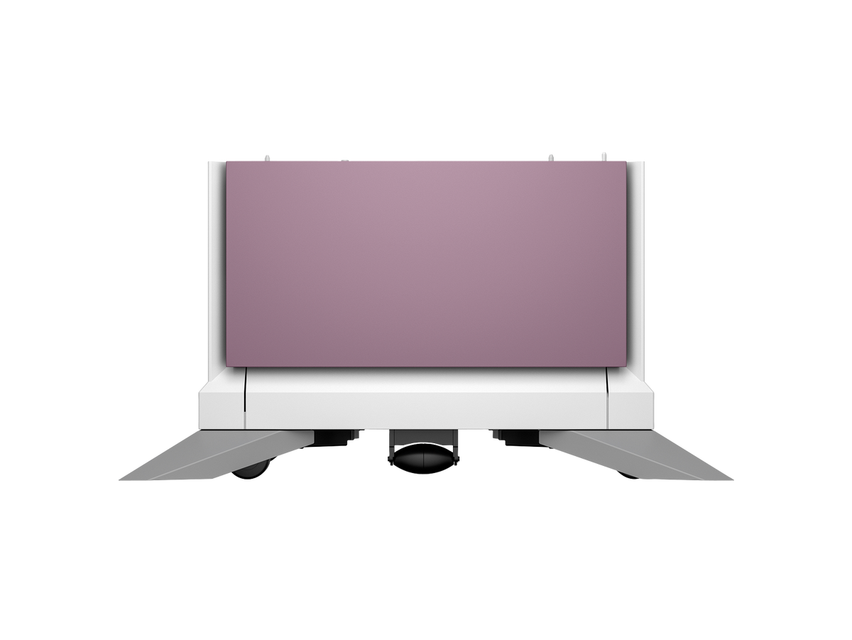 HP Color LaserJet 2100 sheet High Capacity Paper Tray Stand HCI Aurora Purple 65A35A GreyBG Front