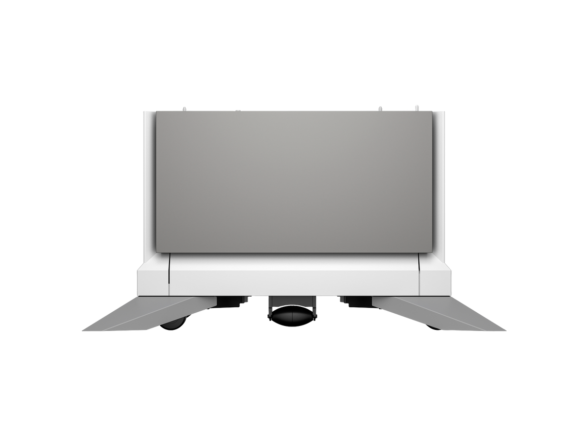 HP Color LaserJet 2100 sheet High Capacity Paper Tray Stand HCI Lunar Gray 65A37A GreyBG Front