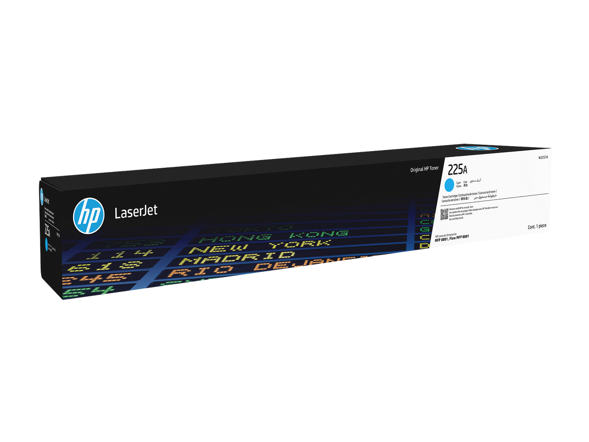 HP LaserJet 225A Cyan Toner Cartridge W2251A W2251-00009a WW