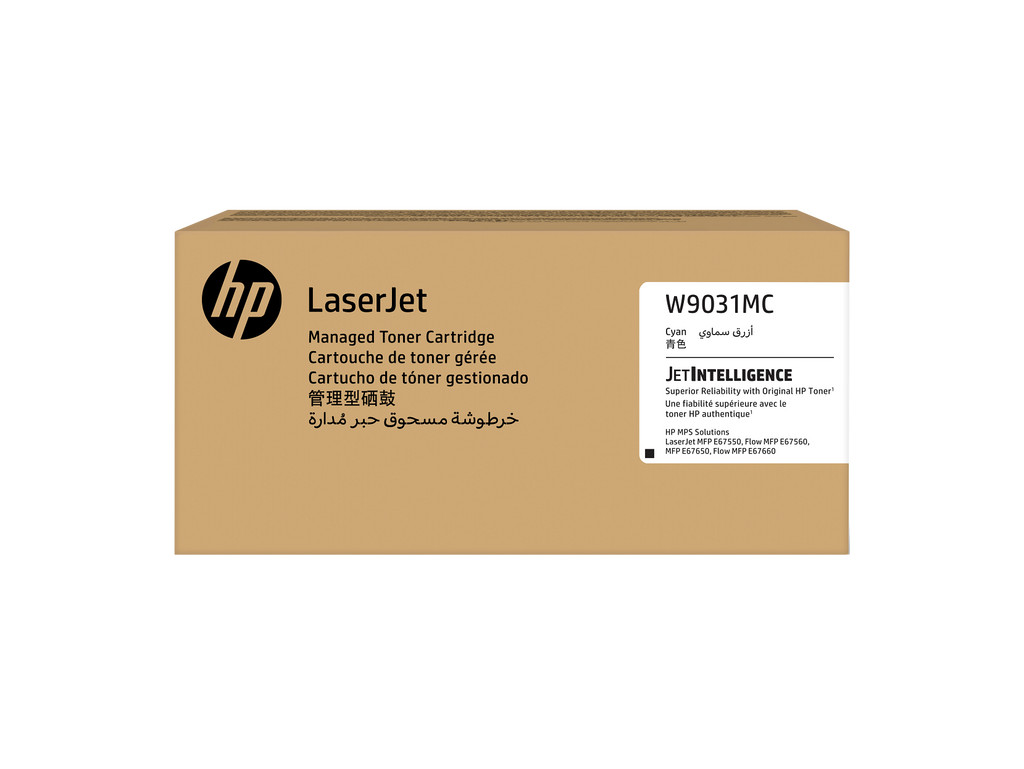 HP W9031MC Cyan Managed Toner Cartridge W9031-00004a WW