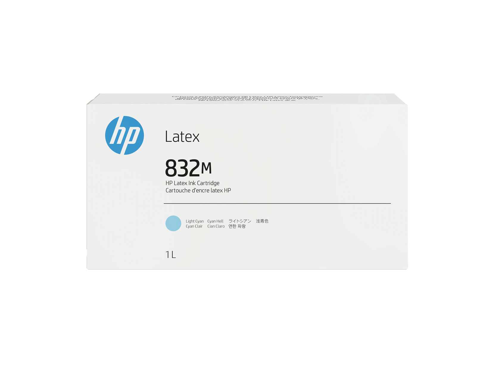 HP 832M 1L Lt Cyan Latex Ink Cartridge WW