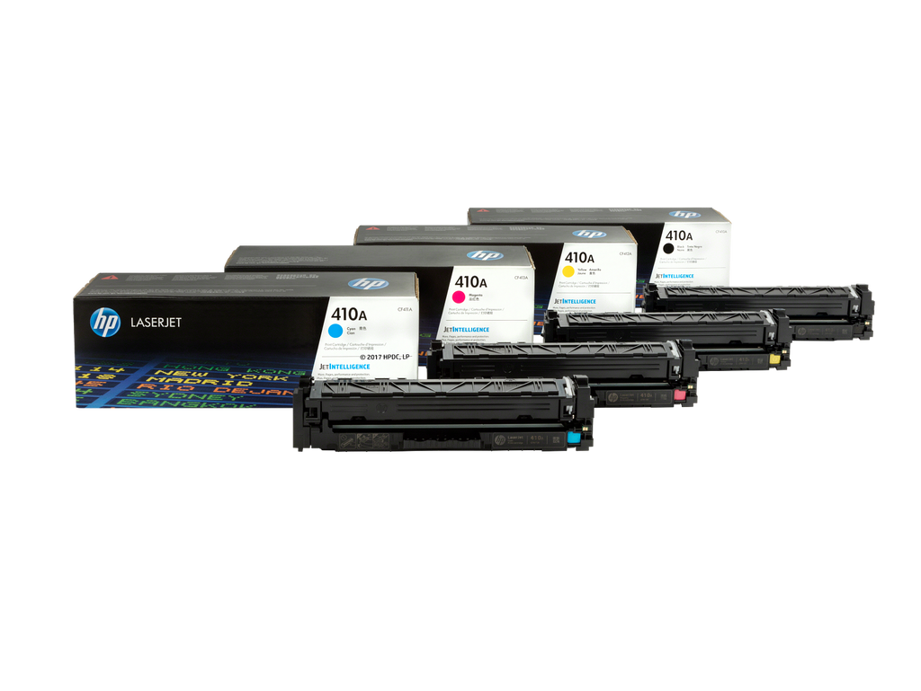 HP 400 color series toner cartridge packaging - APJ