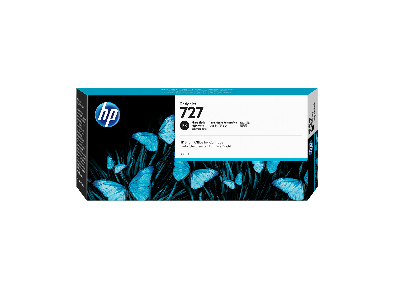 HP 727 300-ml Photo Black DesignJet Ink Cartridge