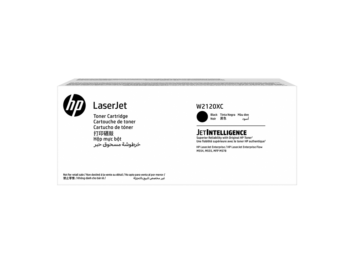 HP W2120XC Black Toner Cartridge - W2120-00905a WW