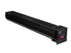 HP LaserJet Magenta Managed Toner Cartridge Laser Etched W9163MC LEFT WHITEBG
