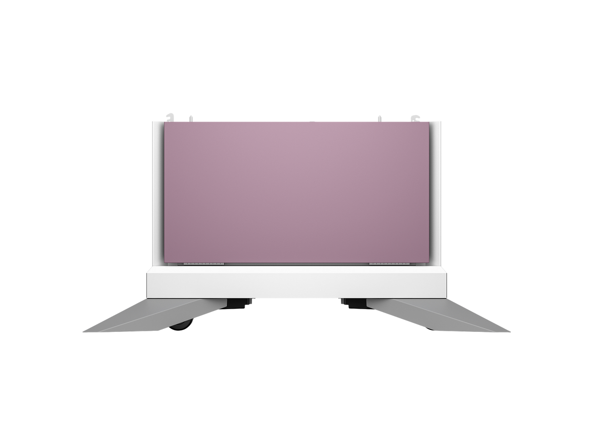 HP Color LaserJet Storage Stand Aurora Purple 65A40A WhiteBG Front