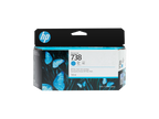 HP DesignJet 738 130ml Cyan 2000x2000 Hero Image