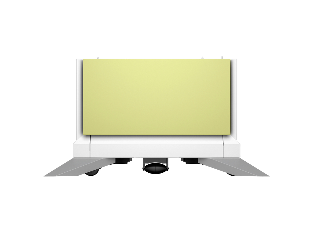 HP Color LaserJet 2100 sheet High Capacity Paper Tray Stand HCI Cosmic Green 65A34A WhiteBG Front