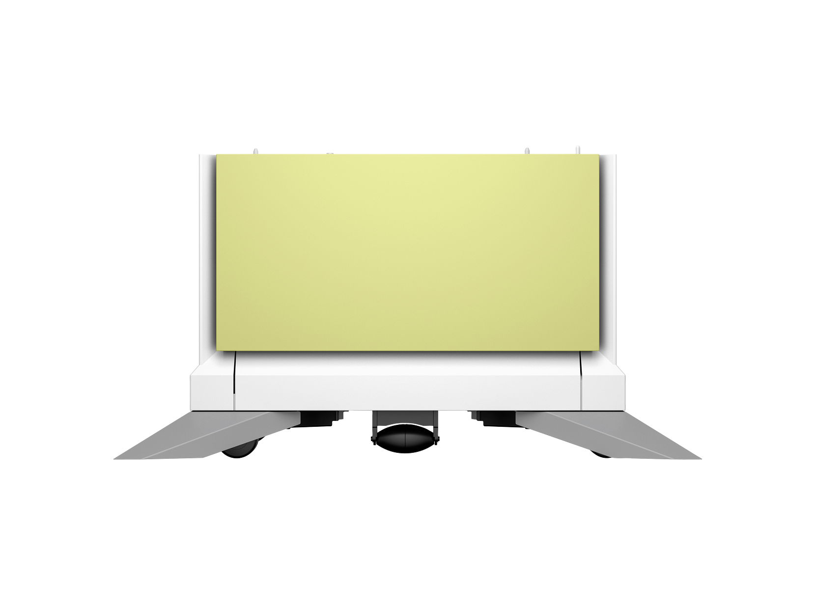 HP Color LaserJet 2100 sheet High Capacity Paper Tray Stand HCI Cosmic Green 65A34A WhiteBG Front