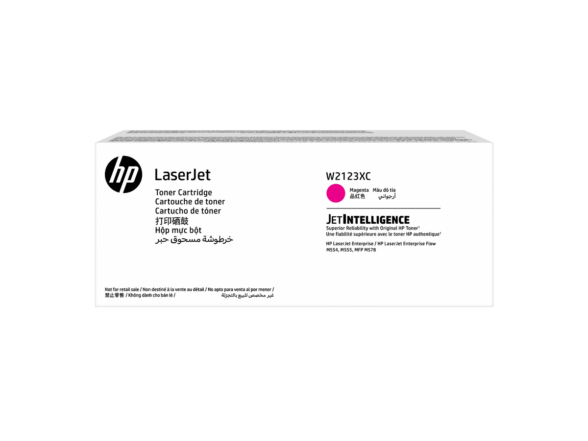 HP W2123XC Magenta Toner Cartridge - W2123-00905a WW