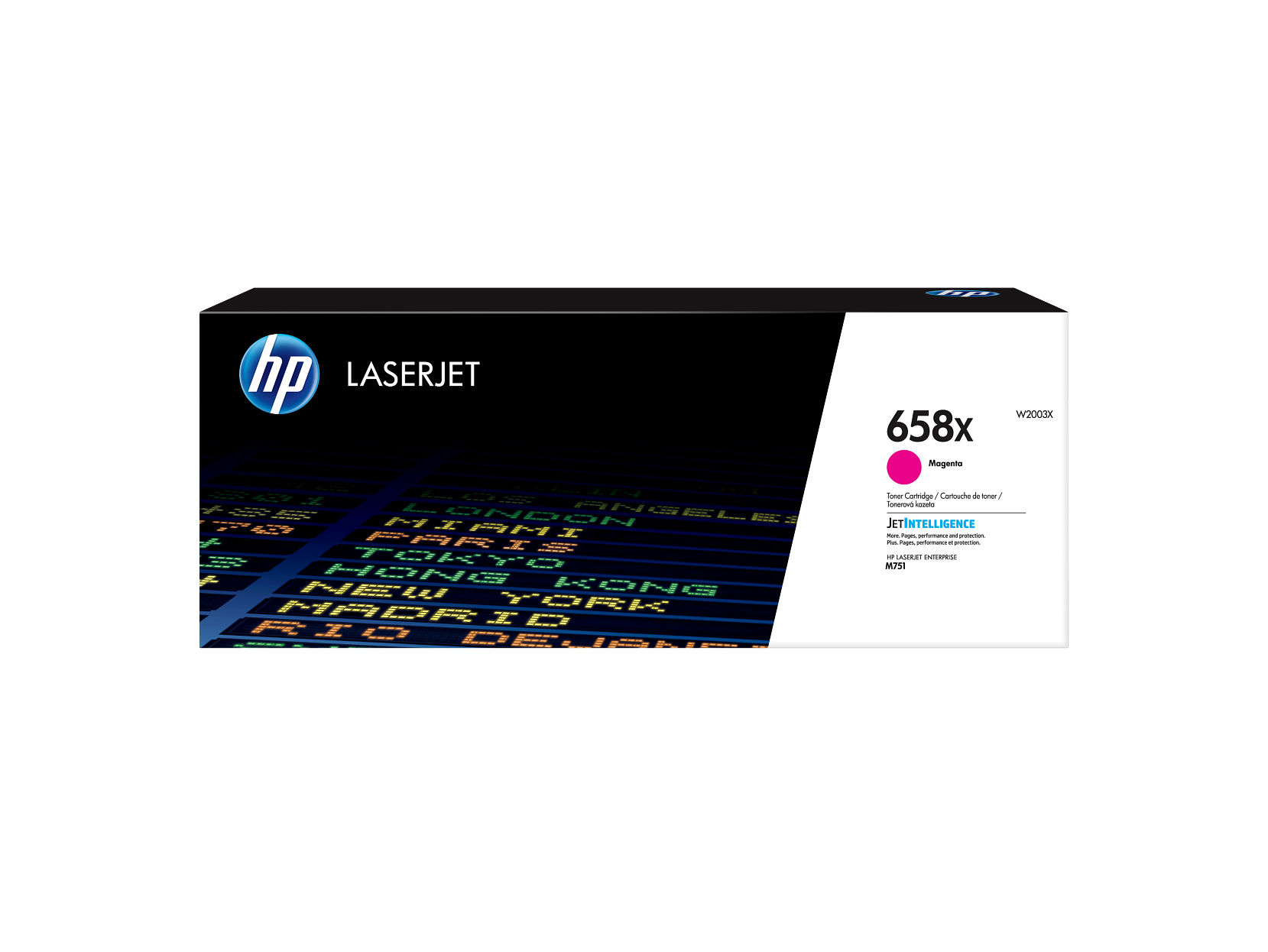 HP 658X Magenta Toner Cartridge W2003X W2003-00010 a EMEA