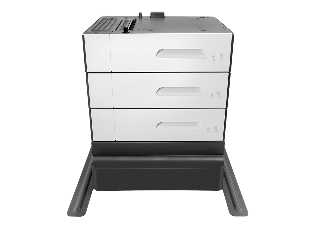 HP PageWide 3x500 Sheet Paper Tray and Stand, center view