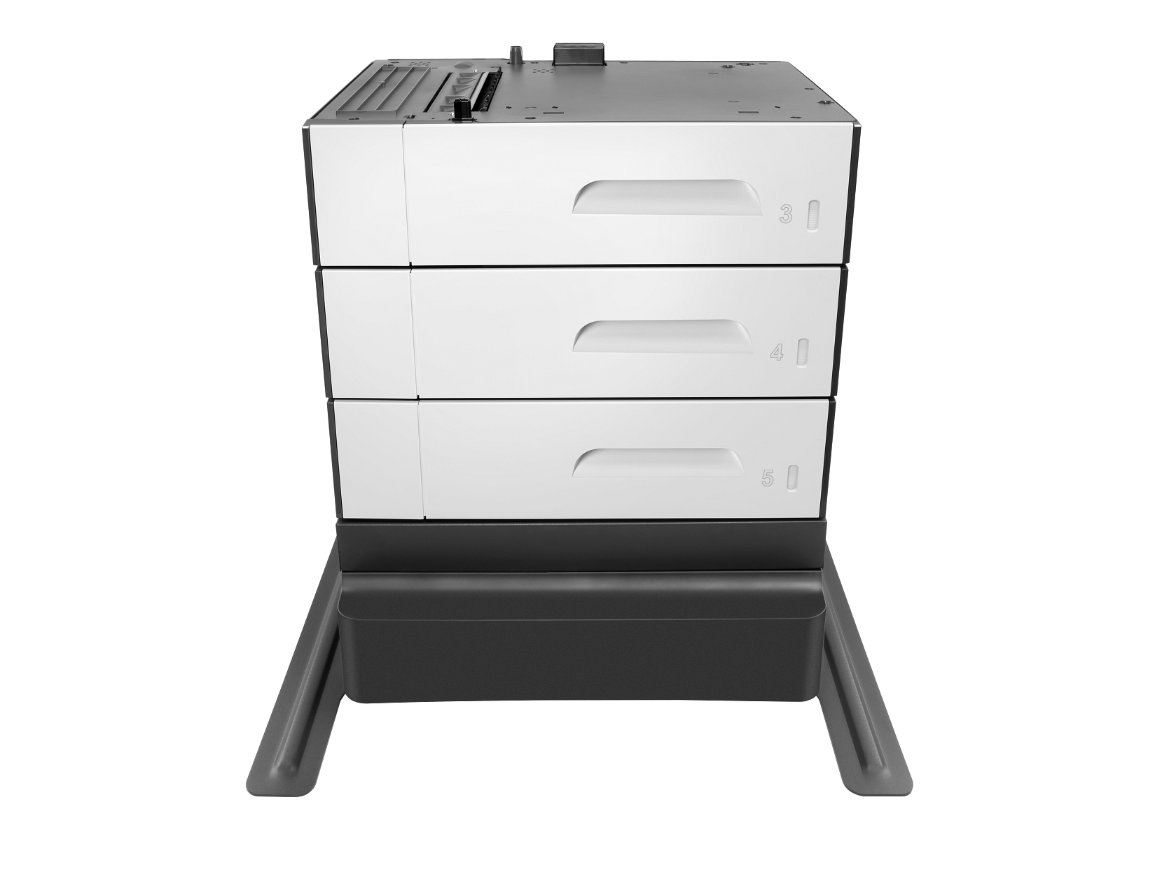 HP PageWide 3x500 Sheet Paper Tray and Stand, center view