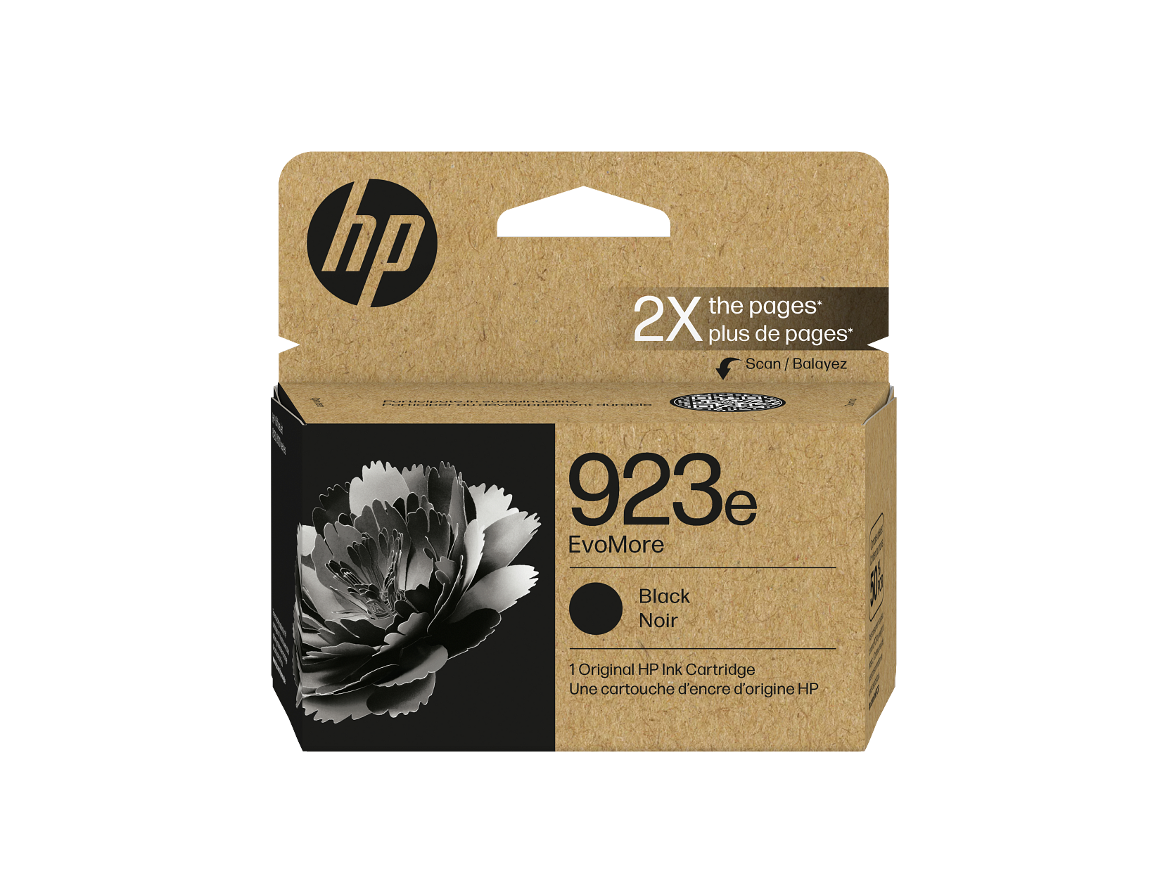 HP 923e Black Original Ink Cartridge 4K0T7LN 4K0T7-80003 US