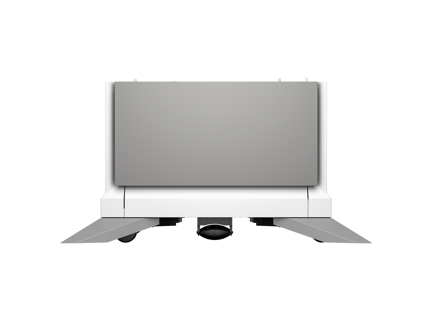 HP Color LaserJet 2100 sheet High Capacity Paper Tray Stand HCI Lunar Gray 65A37A WhiteBG Front
