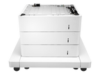 HP LaserJet 3x550-sheet paper feeder with cabinet