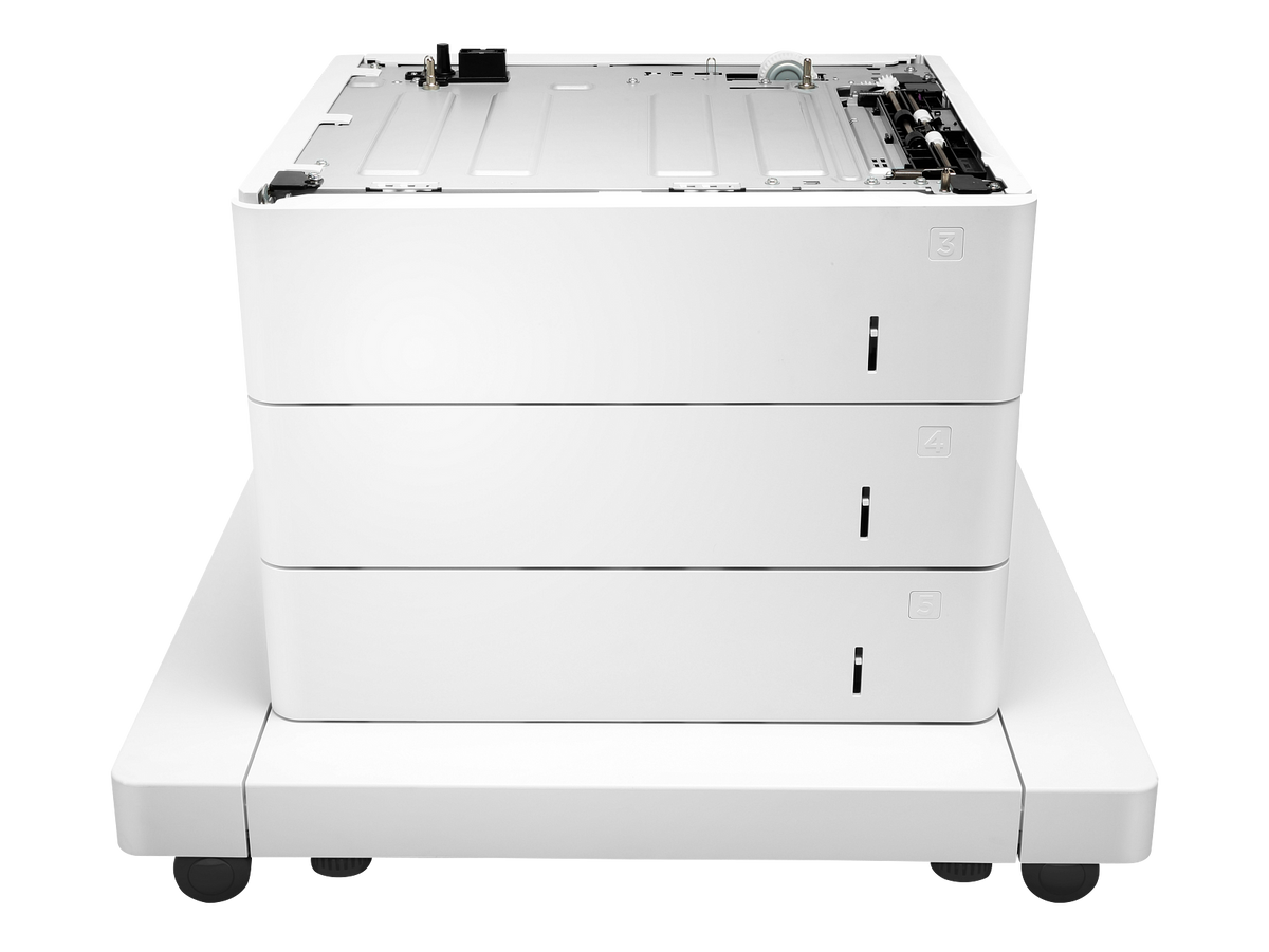 HP LaserJet 3x550-sheet paper feeder with cabinet