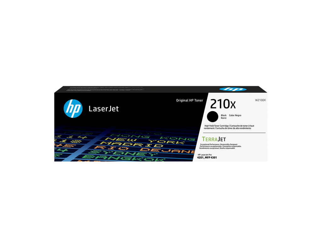 HP 210X Black High Yield Toner Cartridge W2100X W2100-00017b DM1