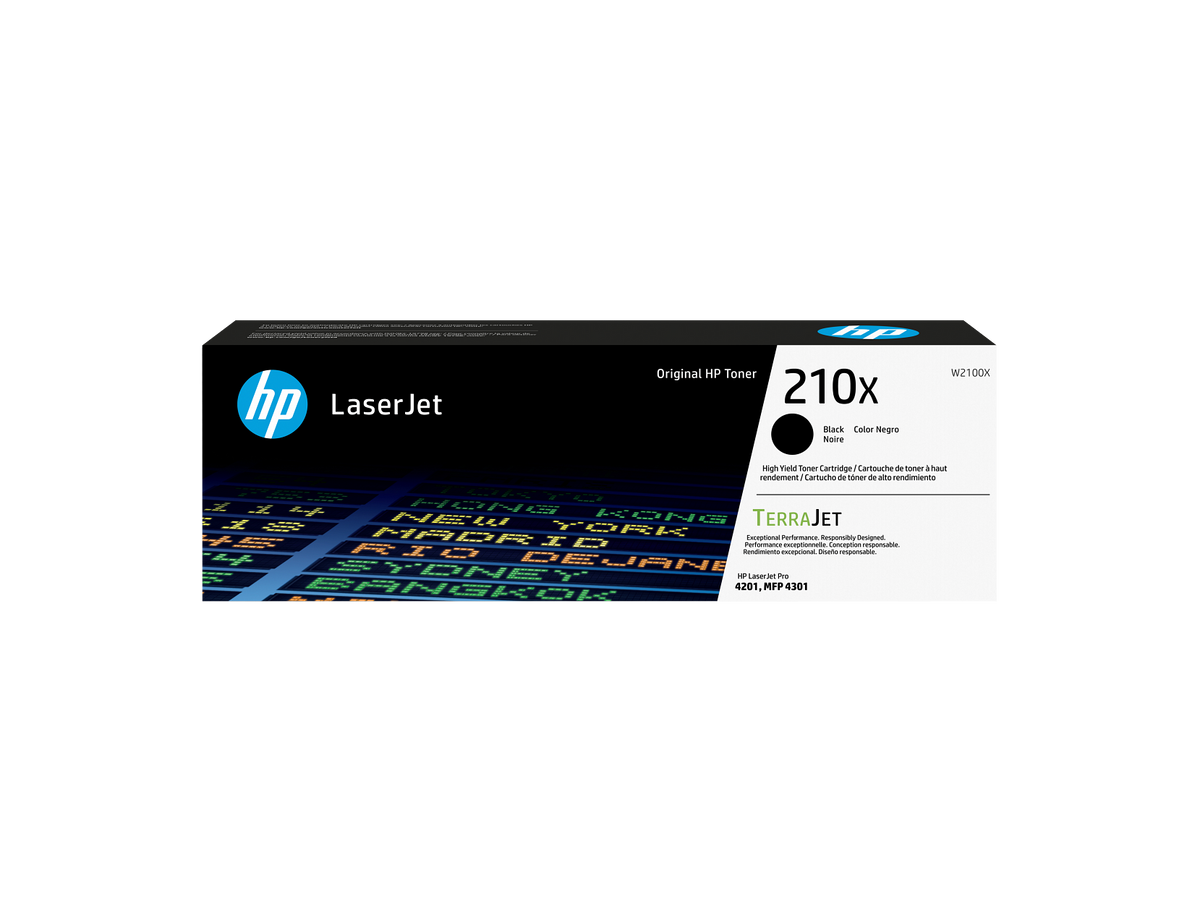 HP 210X Black High Yield Toner Cartridge W2100X W2100-00017b DM1